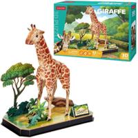 Cubic Fun 3d puzzel giraffe 43 stukjes - thumbnail