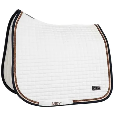 Anky Cotton Twill Zadeldek wit maat:dr full