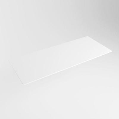 MONDIAZ TOP 23 Solid surface plateau / topplaat 101cm Dikte blad 0.9cm Blad geschikt voor afdekplaat | waskom T23XIM498501Talc MONDIAZ TOP 23 Solid surface plateau / topplaat 101cm Dikte blad 0.9cm Blad geschikt voor afdekplaat | waskom T23XIM498501Talc