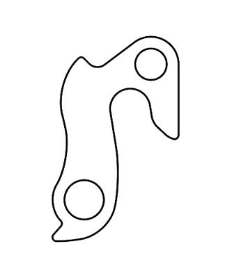 Union derailleurpad gh-137 met schroefset m8x0.75