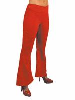 Hippie broek dames rood - thumbnail