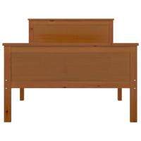 Bedframe massief grenenhout honingbruin 90x200 cm - thumbnail