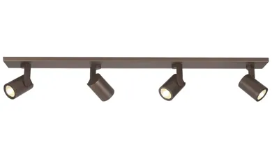 Highlight Spot HALO 4 lichts balk L 91 cm cacao