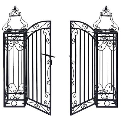 VidaXL Poort decoratief 122x20,5x100 cm smeedijzer