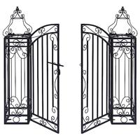 Poort decoratief 122x20,5x100 cm smeedijzer - thumbnail