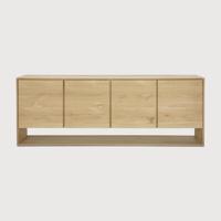 Ethnicraft Dressoir 'Nordic' Geolied Eikenhout, 210cm - thumbnail