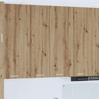 Hangkast Riga Artisan Eiken 60 x 31 x 100 cm Bewerkt hout - thumbnail