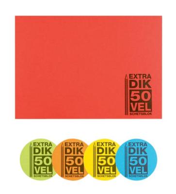 Schetsboek papyrus 210x297mm 120gr 50 vel | 5 stuks