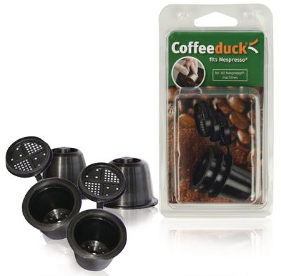 Ecopad coffeeduck4n coffeeduck nespresso-apparaat zwart Ecopad coffeeduck4n coffeeduck nespresso-apparaat zwart
