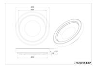 Trio RGB plafonnièreArco Ø 40cm - R65091432 - thumbnail