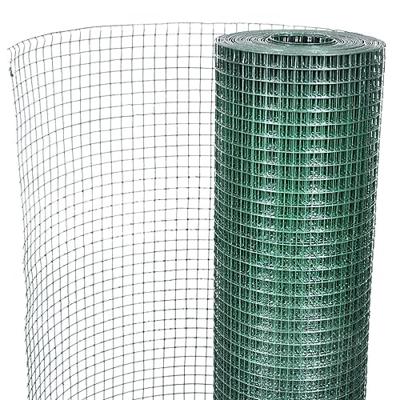 Kippengaas 25x1 m gegalvaniseerd staal met PVC-coating groen Kippengaas 25x1 m gegalvaniseerd staal met PVC-coating groen