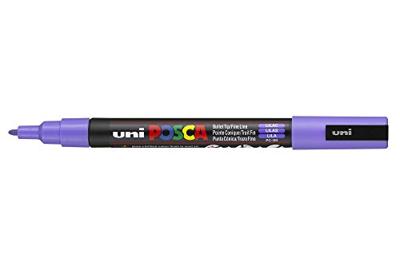 Uni Posca pc3m acrylmarker lila - ronde punt tot 1,3 mm