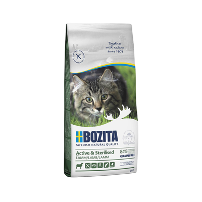 Bozita - Active & Sterilised Grain free Lamb 2 kg
