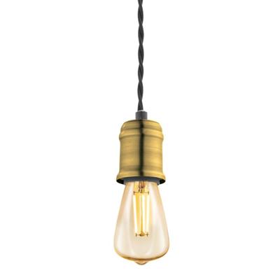 Eglo Landelijke hanglampYorth pendel zwart gevlamd goud - 32537