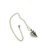 Pendel Messing Punt met Dakje Zilverkleurig - thumbnail