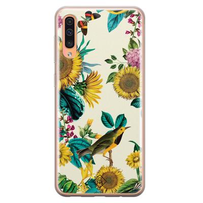 Samsung Galaxy A50/A30s siliconen hoesje - Sunflowers
