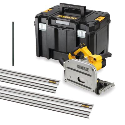 DeWALT DWS520KT Invalzaag incl. 2x Geleiderails en koppelstrip