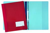 Durable DURALUX 268003 Snelhechtmap Rood DIN A4+ Etiketvenster (90 x 57 mm), Scheurbescherming, Binnentas (achterkant) - thumbnail