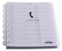 Atoma Telefoonregister, geassorteerde kleuren - thumbnail