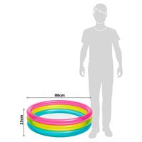 Intex regenboog zwembad (86x25cm) - thumbnail