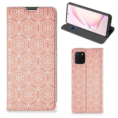 Samsung Galaxy Note 10 Lite | Hoesje met Magneet | Pattern Orange