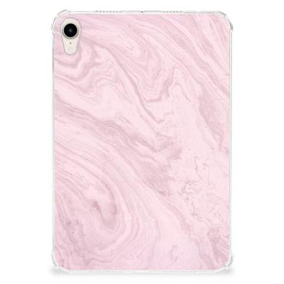 Apple iPad mini 6 (2021) Tablet Back Cover Marble Pink - Origineel Cadeau Vriendin Apple iPad mini 6 (2021) Tablet Back Cover Marble Pink - Origineel Cadeau Vriendin