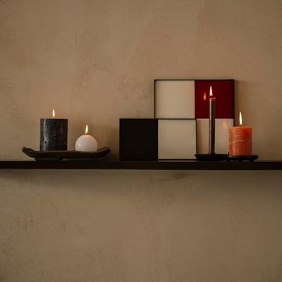 Kaars rustiek 80/110 mm zwart Spaas - Spaas Kaars rustiek 80/110 mm zwart Spaas - Spaas