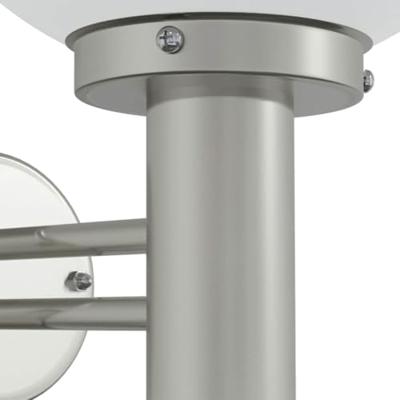 VidaXL Buiten wandlamp zilver 28 x 25 x 38 cm