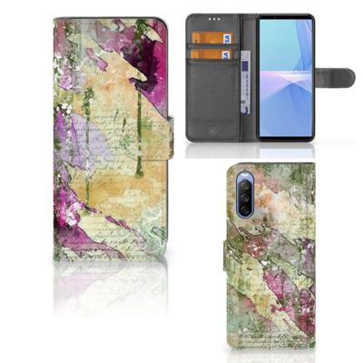 Hoesje Sony Xperia 10 III Letter Painting Hoesje Sony Xperia 10 III Letter Painting