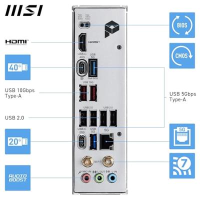 Moederbord AMD MSI PRO X870E-P WIFI