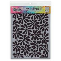 Ranger Ink Ranger • dylusions dyamond stencil large field of daisies - thumbnail