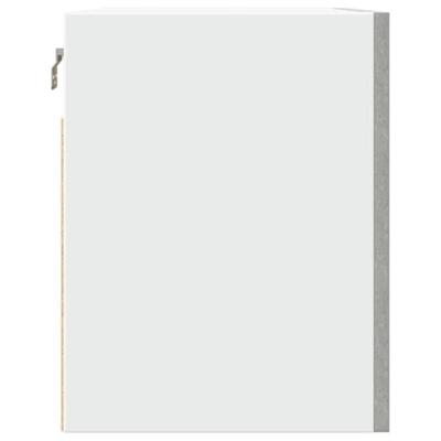 Hangkast Lyon 60x31x40 cm bewerkt hout betongrijs