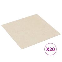 Vloerplanken 20 st zelfklevend 1,86 m PVC beige - thumbnail
