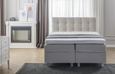 Dreamhouse - Big Storage Boxspring - Beige - 180 x 200 / Met montage