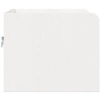 Nachtkastje met lade Wit 38 x 36 x 29.5 cm Massief grenenhout - thumbnail