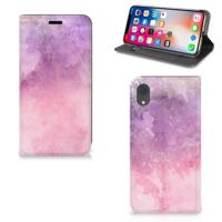 Bookcase Apple iPhone Xr Pink Purple Paint - thumbnail