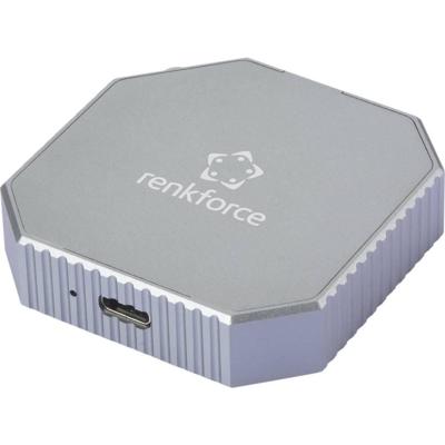 Renkforce RF-M2E-200 M.2 HDD-behuizing USB-C, M.2 SATA, M.2 PCIe NVMe M.2 PCIe NVMe, M.2 SATA 6 Gb/s 2230 RF-6694572