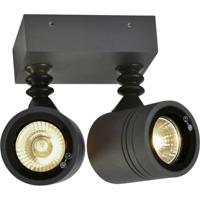 SLV WandspotsNew Myra Wall 2-lichts antraciet - 233095 - thumbnail