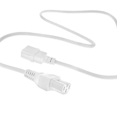 ACT AK5436 Stroomkabel C14/C15 Wit - 1,2 meter