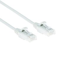 ACT DC8910 LSZH U/UTP CAT6 Datacenter Slimline Patchkabel Snagless | RJ45 connectoren | Wit | 10 meter - thumbnail