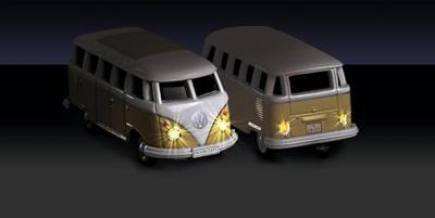 Carson Modellsport 500504164 VW T1 SambaBus mit Wohnwagen 1:87 RC auto Elektro Straatmodel
