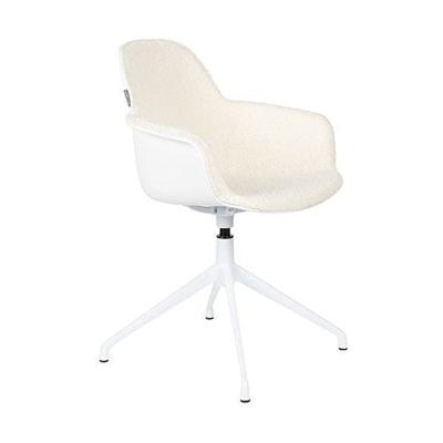 Zuiver Draaibare Eetkamerstoel 'Albert Kuip' Met armleuning, Bouclé