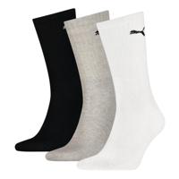 Puma sokken hoog wit-zwart-grijs 3-pack-47-49 - thumbnail