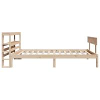 Bedframe zonder matras massief grenenhout 90x200 cm - thumbnail