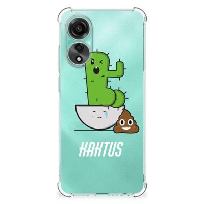 OPPO A78 4G Stevig | Bumper Hoesje | Cactus Poo OPPO A78 4G Stevig | Bumper Hoesje | Cactus Poo