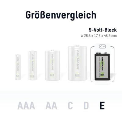 Ansmann 9V 200mAh MaxE - thumbnail
