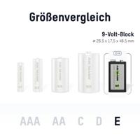Ansmann maxE 6LR61 Oplaadbare 9V batterij (blok) NiMH 8.4 V 200 mAh 1 stuk(s) - thumbnail