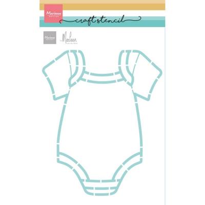 Marianne Design • craft stencil onesie by marleen