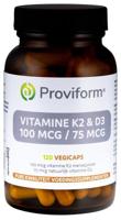 Proviform Vitamine K2 100 mcg & D3 75 mcg Capsules - thumbnail