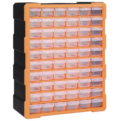 VidaXL Organiser met 60 lades 38x16x47,5 cm